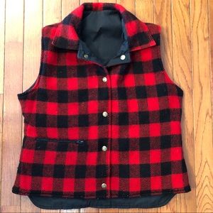 Woolrich Reversible Buffalo Plaid Vest